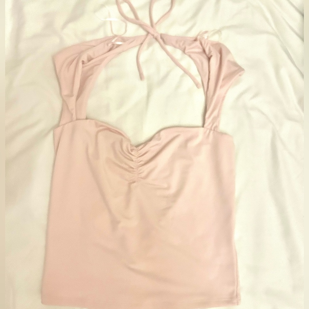 Sweetheart tied top from garage worn once
